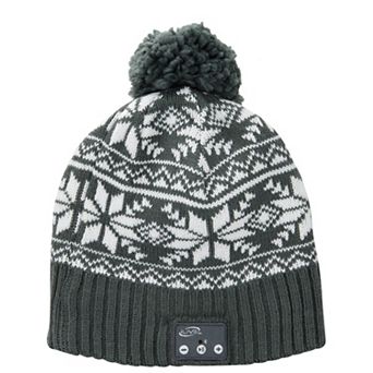 iLive Bluetooth Knit Stocking Beanie with Pom