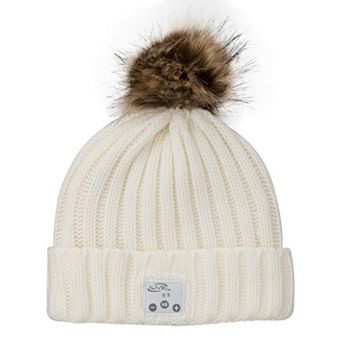 iLive Bluetooth Knit Stocking Beanie with Pom