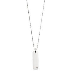 Simply Vera Vera Wang Sterling Silver Diamond Accent Key Pendant