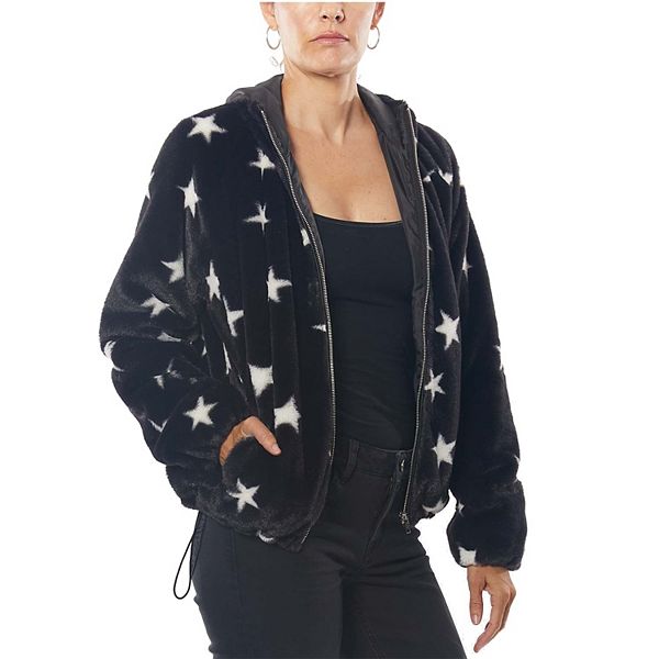 Star fuzzy clearance jacket