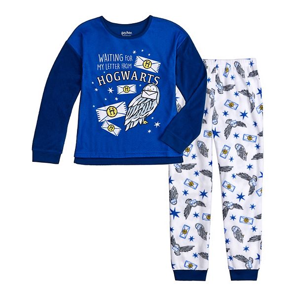 Boys 4 10 Harry Potter Letter from Hogwarts Top and Bottom Pajama Set