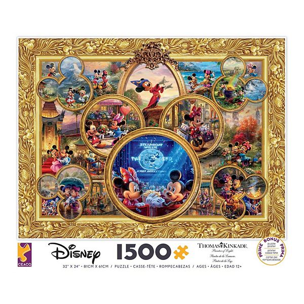 Ceaco - Disney - Villains 2 - 1500 Piece Jigsaw Puzzle