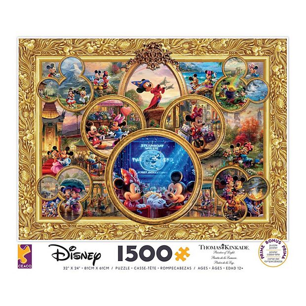 1000 Piece Adults Jigsaw Puzzles Mickey and Minnie Mouse Disney