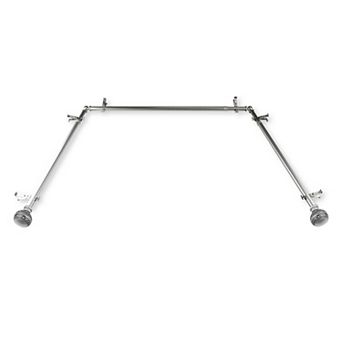 Rod Desyne Ornament 13/16" Bay Window Curtain Rod