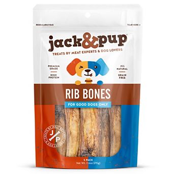 jack & pup Rib Bones - 5 Pack