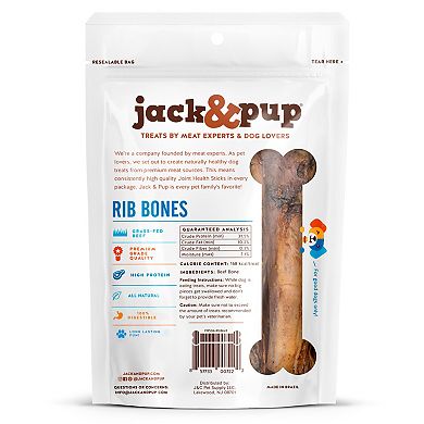 jack & pup Rib Bones - 5 Pack