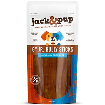 jack & pup Junior Bully Sticks - 5 Pack