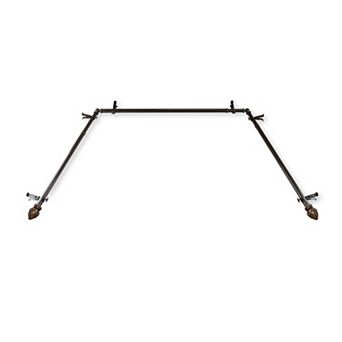 Rod Desyne Bud 13/16" Bay Window Curtain Rod