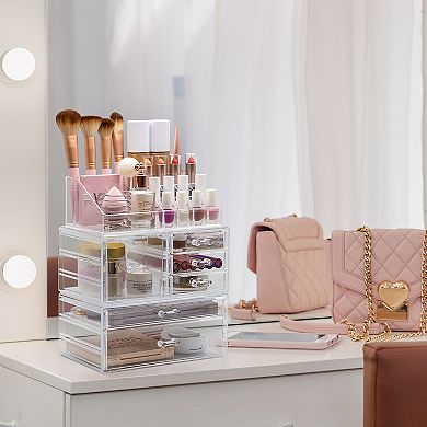 Sorbus Makeup and Jewelry Storage set