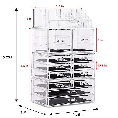 Sorbus Makeup and Jewelry Storage set