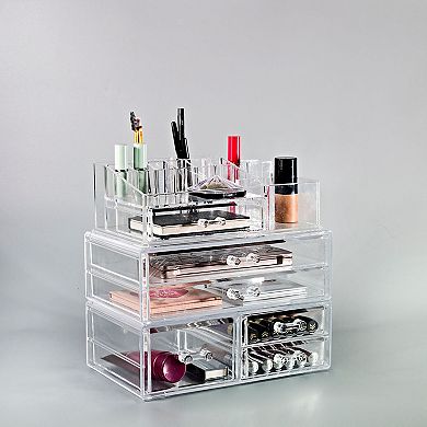 Sorbus Makeup and Jewelry Storage set