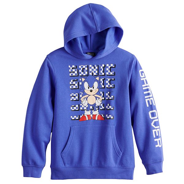 Boys 8 20 Sonic Royal Stacked Hoodie