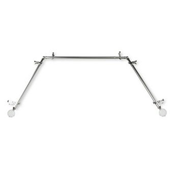 Rod Desyne Faceted 13/16" Bay Window Curtain Rod