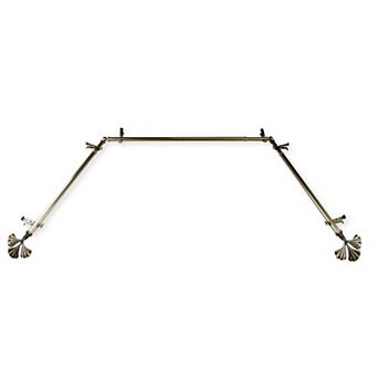 Rod Desyne Fortune 13/16" Bay Window Curtain Rod