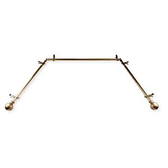 Rod Desyne Jordana 13/16" Bay Window Curtain Rod
