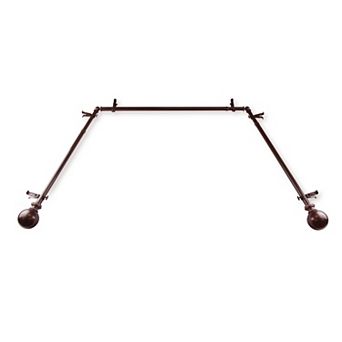 Rod Desyne Jordana 13/16" Bay Window Curtain Rod