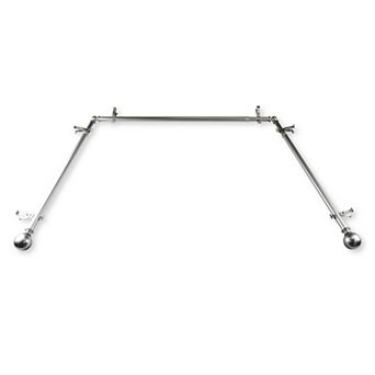 Rod Desyne Jordana 13/16" Bay Window Curtain Rod