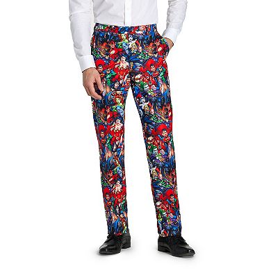 Men's OppoSuits Slim-Fit Novelty Suit & Tie Set