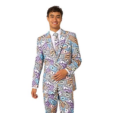 Men's OppoSuits Slim-Fit Novelty Suit & Tie Set