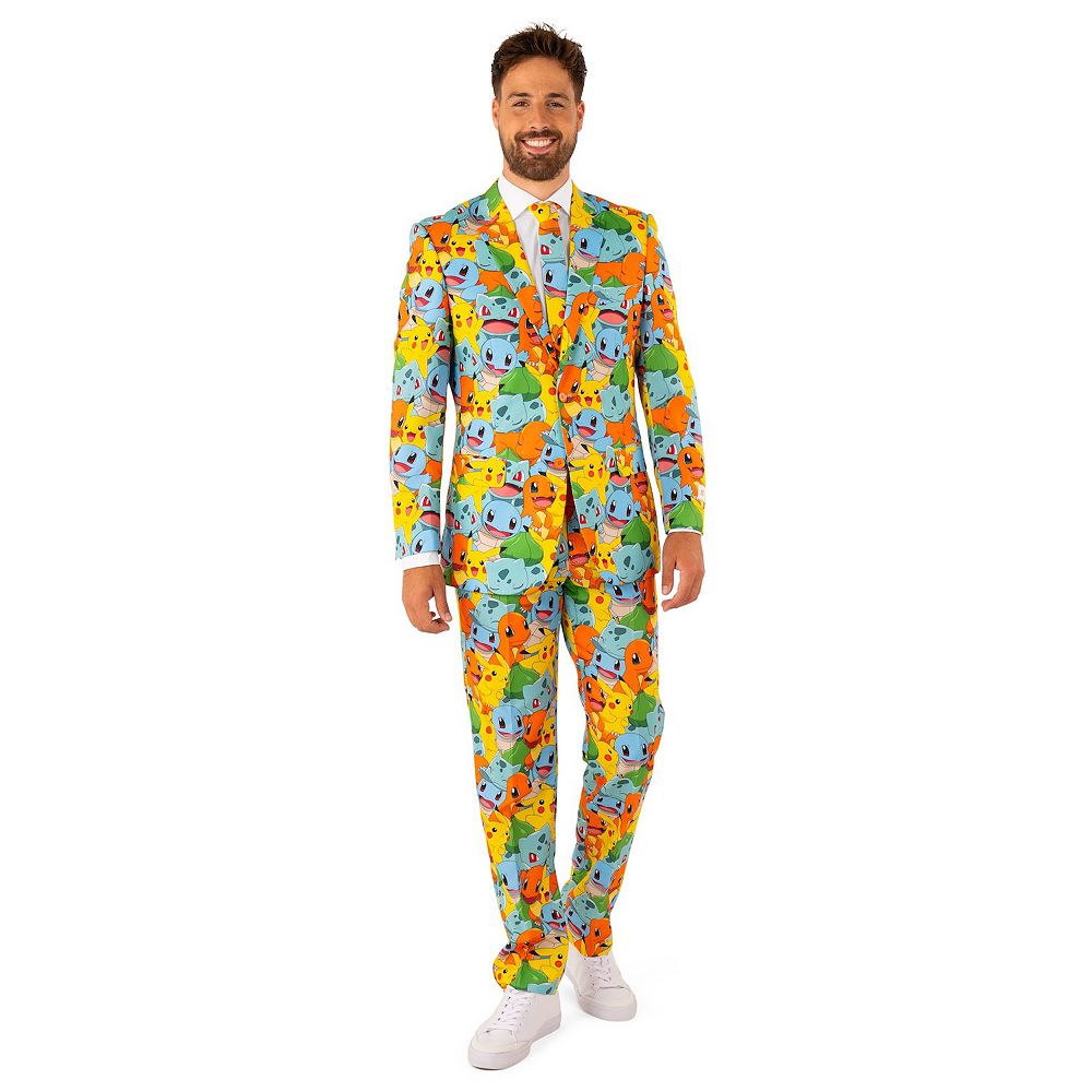 Men's OppoSuits Slim-Fit Novelty Suit & Tie Set