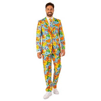 Men's OppoSuits Slim-Fit Novelty Suit & Tie Set