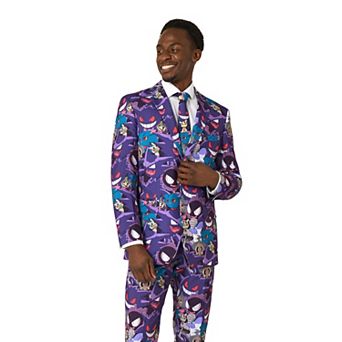 Men's OppoSuits Slim-Fit Novelty Suit & Tie Set