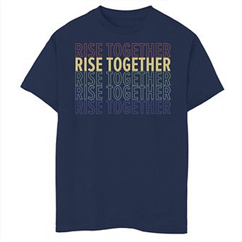 Boys 8-20 Rise Together Text Tee