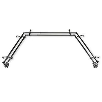 Rod Desyne Tidal 13/16" Bay Window Double Curtain Rod