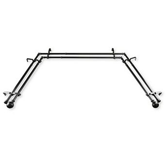 Rod Desyne Jordana 13/16" Bay Window Double Curtain Rod