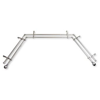 Rod Desyne Jordana 13/16" Bay Window Double Curtain Rod