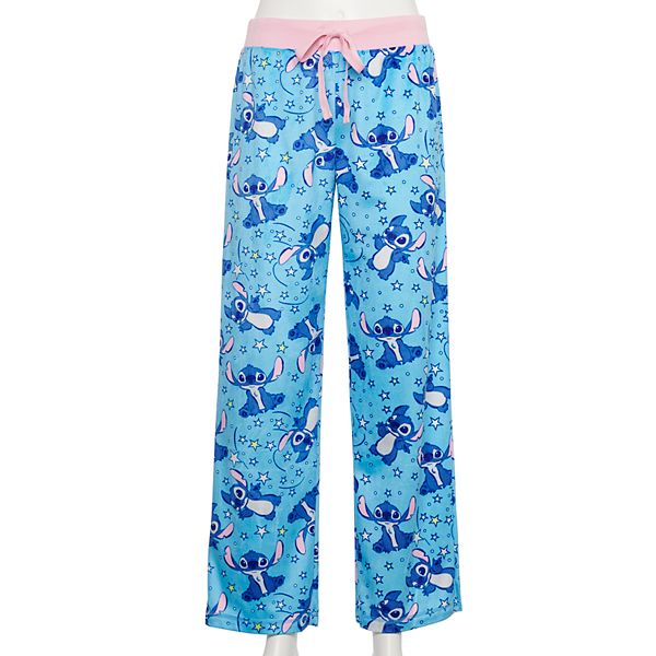 Disney Stitch Womens Cotton Pajama Pants, Sleepwear Bottoms, Stitch, Size:  XL 