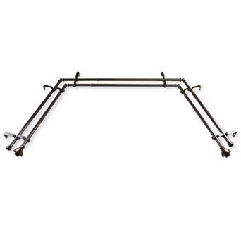 Rod Desyne Alma 13/16" Bay Window Double Curtain Rod