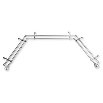 Rod Desyne Poise 13/16" Bay Window Double Curtain Rod