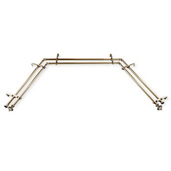 Rod Desyne Sierra 13/16" Bay Window Double Curtain Rod