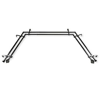 Rod Desyne Bisque 13/16" Bay Window Double Curtain Rod