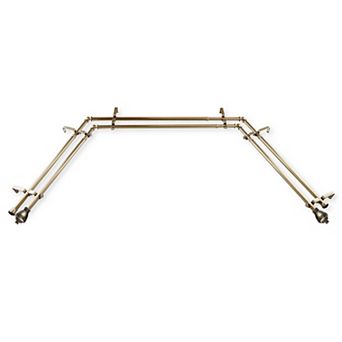 Rod Desyne Amelie 13/16" Bay Window Double Curtain Rod