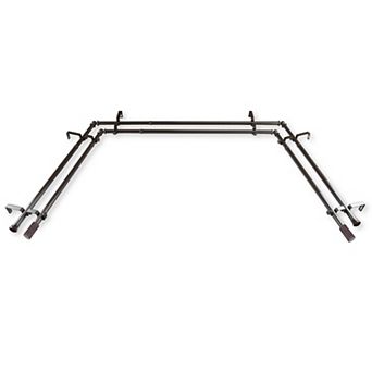 Rod Desyne Cedar 13/16" Bay Window Double Curtain Rod