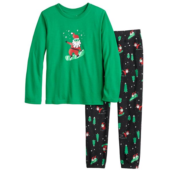 Boys 4-20 Jammies For Your Families® Santa Ski Team Pajama Set