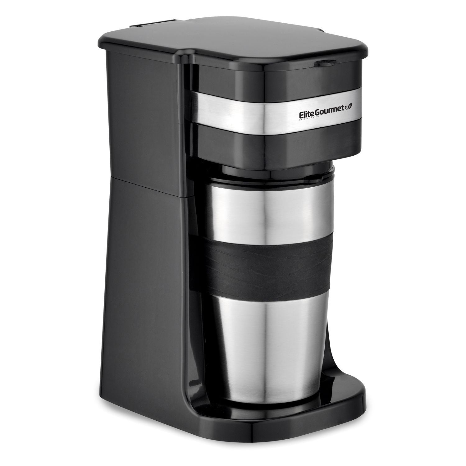 Elite Gourmet 5-Cup Coffee Maker with Pause & Serve, Black, 5 Cup