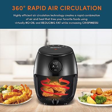 Elite Gourmet 2.1-qt. Compact Digital Air Fryer