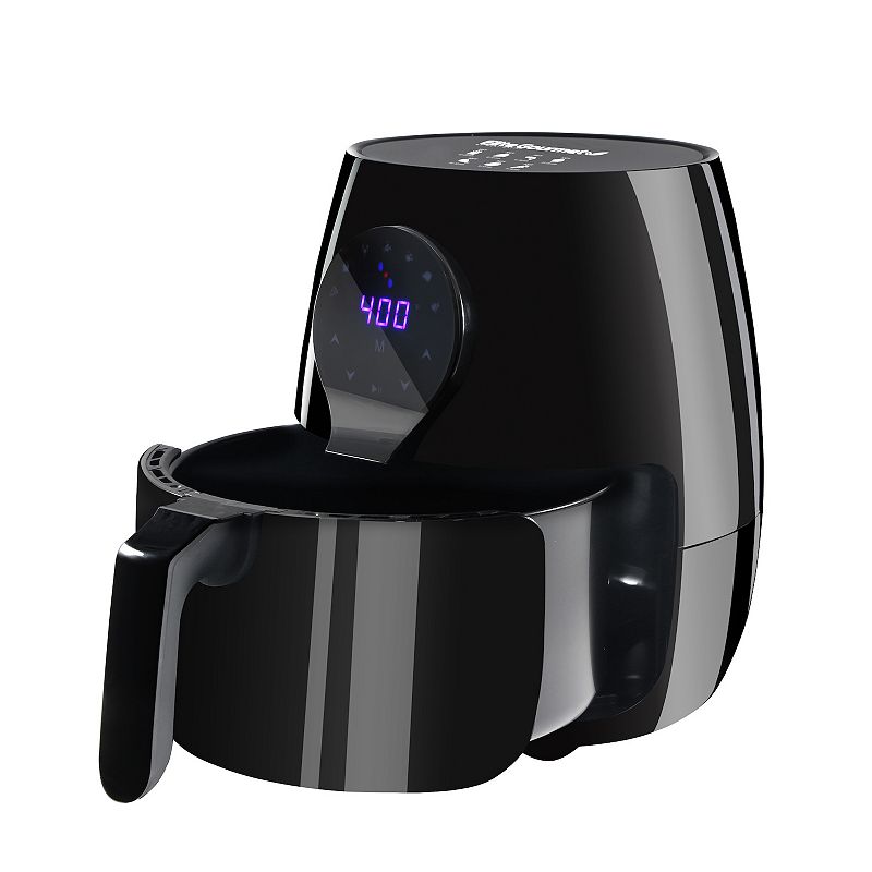 Elite Gourmet - 5.3Qt. Digital Air Fryer with 7 Menu Functions - Black