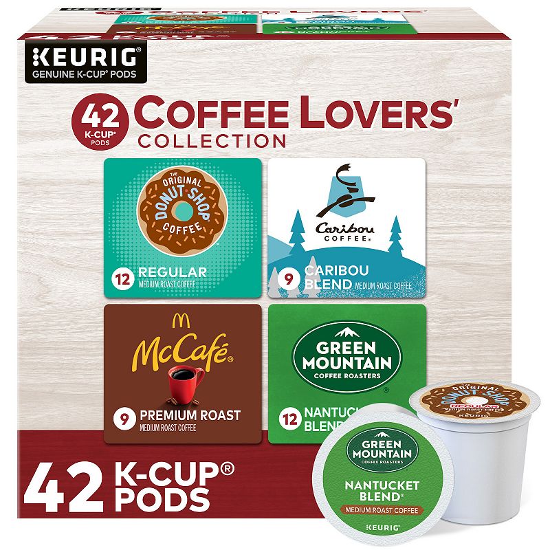 BEST BY (sep2023) Keurig - Coffee Lovers Collection K-Cup Pods (42-Pack)