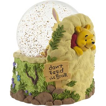 Disney's Winnie The Pooh Don't Feed The Bear Musical Snow Globe by Precious Moments