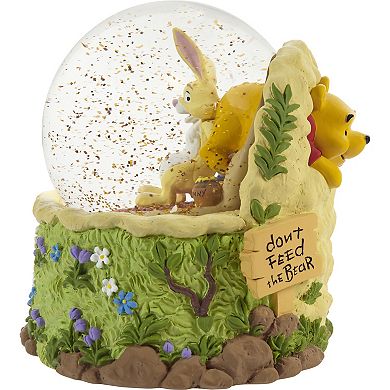Disney's Winnie The Pooh Don't Feed The Bear Musical Snow Globe by Precious Moments
