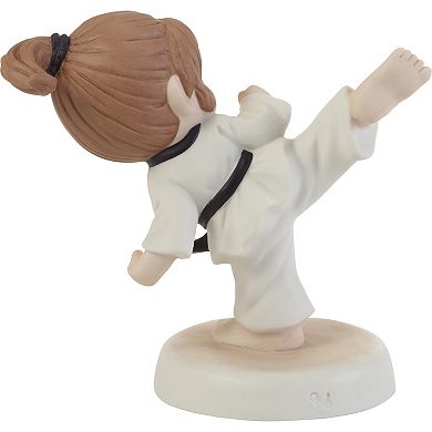 Precious Moments Kick Like A Girl Martial Arts Figurine Table Decor