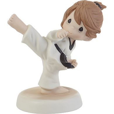 Precious Moments Kick Like A Girl Martial Arts Figurine Table Decor