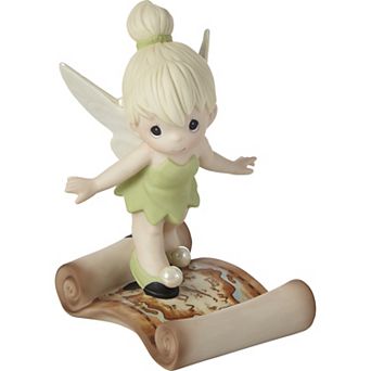 Disney's Peter Pan Tinker Bell Map Figurine Table Decor by Precious Moments