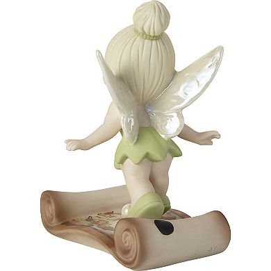 Disney's Peter Pan Tinker Bell Map Figurine Table Decor by Precious Moments