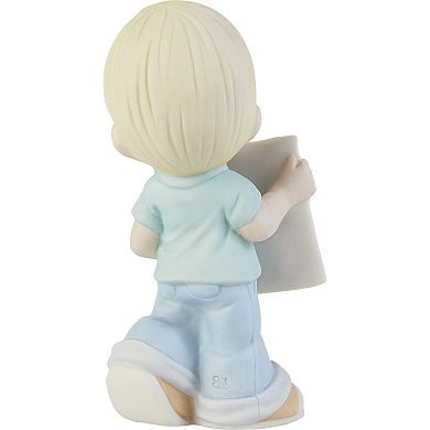 Precious Moments Mom Deserves The World Boy Figurine Table Decor