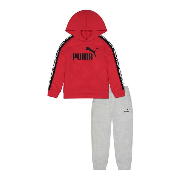 Puma hoodie best sale and sweatpants set